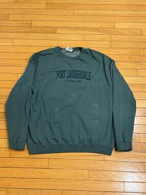 Vintage Comfortex Fort Lauderdale Florida Embroidered Crewneck Sweatshirt